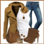 winter clothing style android application logo